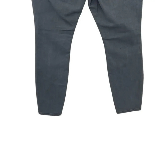 Anthropologie Pilcro Skinny Jeans With Side Buttons High Rise Gray Size 31 - Picture 9 of 16